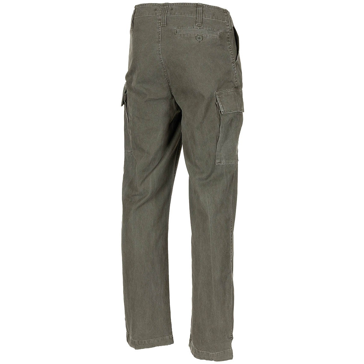 Moleskinhose, oliv-stonewashed