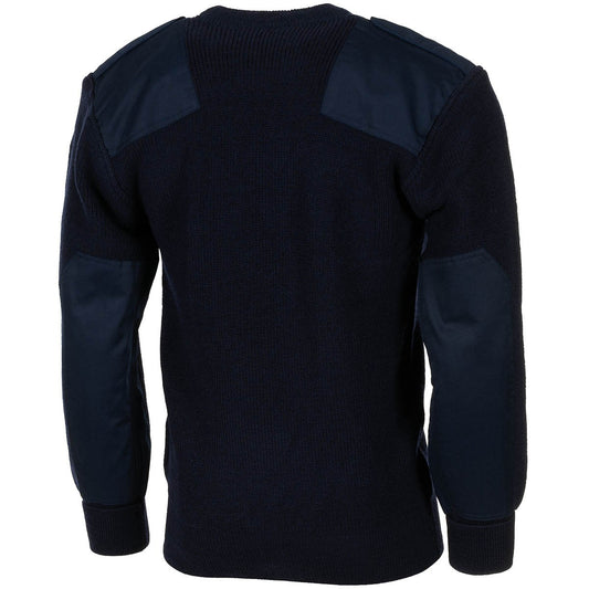 BW Pullover, mit Brusttasche,blau