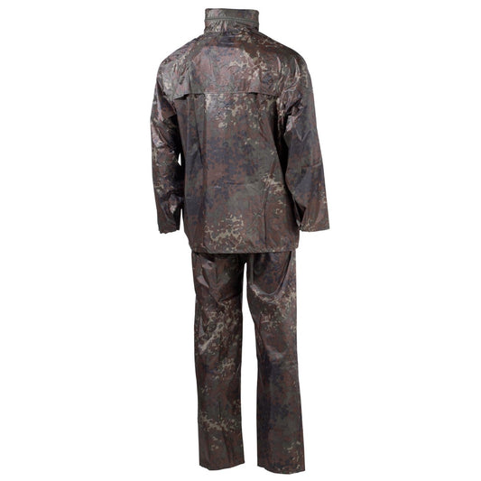 Regenanzug, 2-teilig,flecktarn