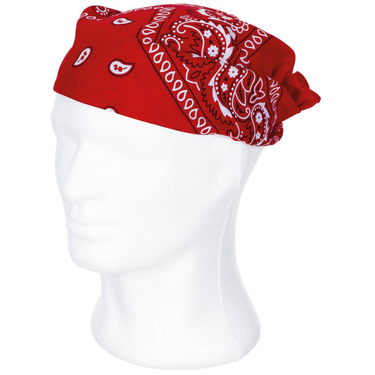 Bandana, rot-weiß,ca. 55 x 55 cm, Baumwolle