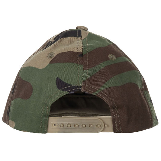 Kinder BB Cap, mit Schild,größenverstellbar, woodland