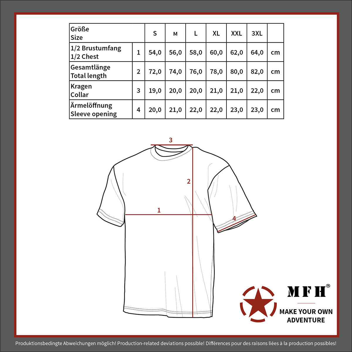 T-Shirt, "Tactical", halbarm,schwarz