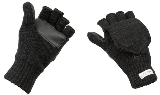 Strick-Faust-Fingerhandschuhe,schwarz, 3M┘ Thinsulate┘