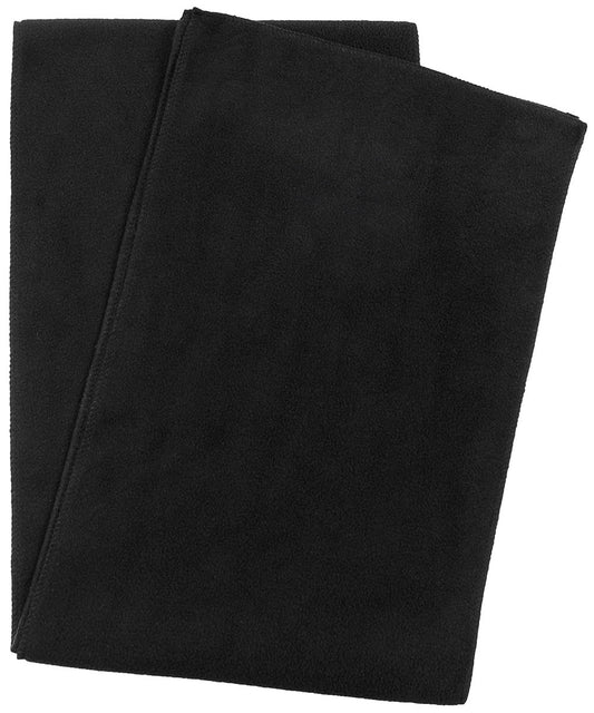 Fleece-Schal, schwarz,ca. 160 x 25 cm