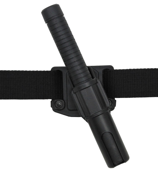 Schlagstockhalter, 12 cm,drehbar, schwarz