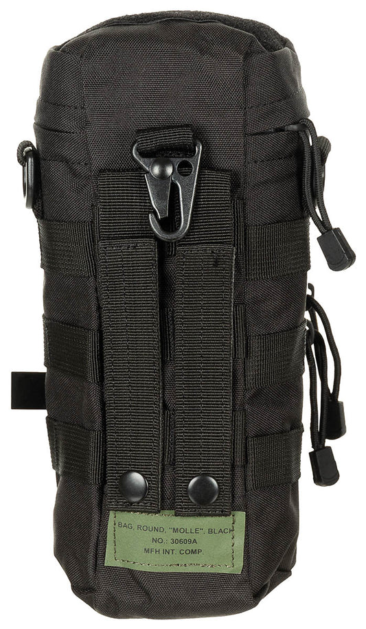 Tasche, rund, "MOLLE", schwarz