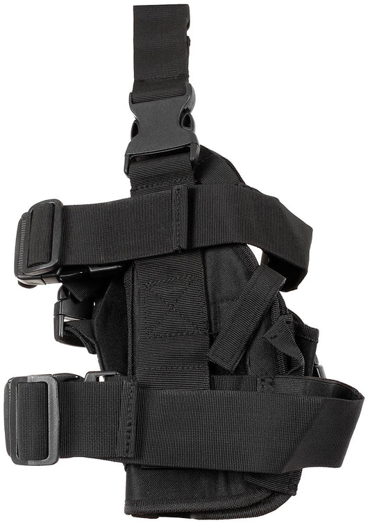 Pistolenbeinholster, schwarz,rechts