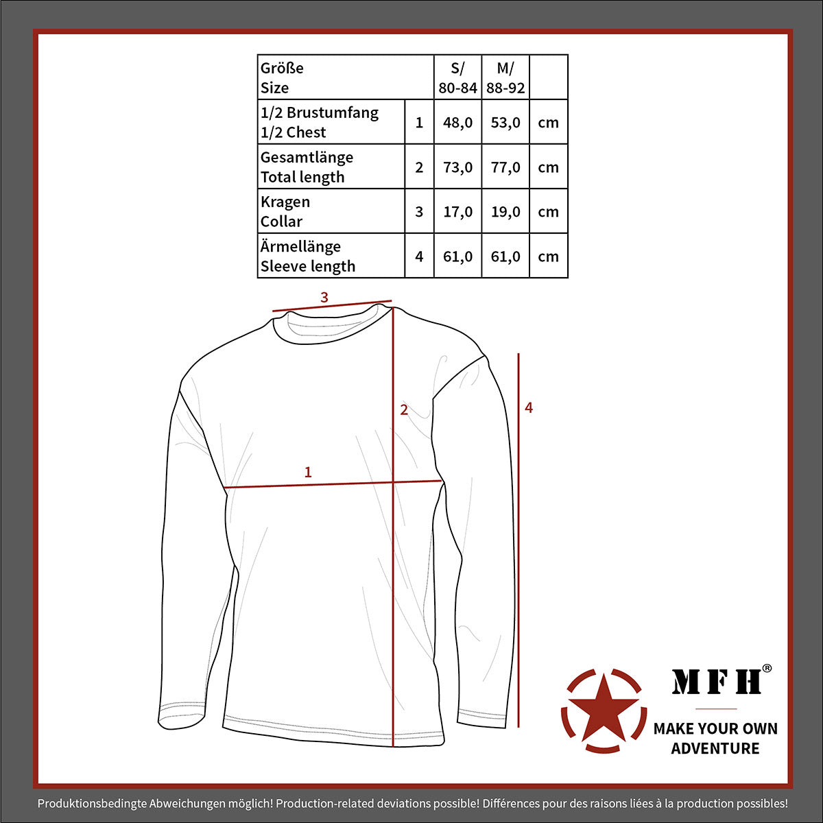 CZ Shirt, langarm, oliv,150 g/m², neu