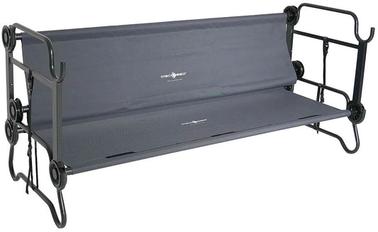 Feldbett, Disc-O-Bed L,mit Seitentaschen, anthrazit