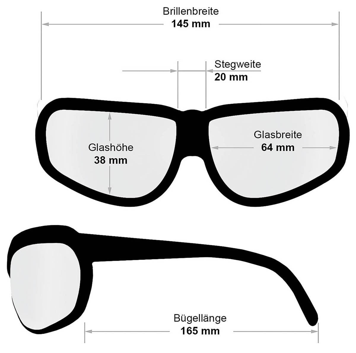 Armee Sportbrille, KHS,smoke