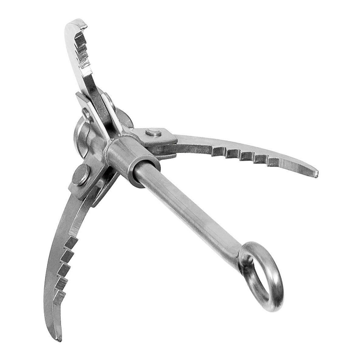 Wurfanker, Metall, klappbar,mit Seil