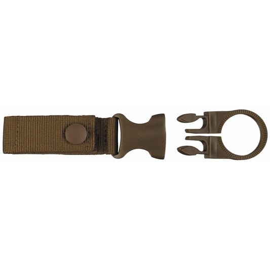Flaschenhalter, coyote tan,für Gürtel und "MOLLE"-System