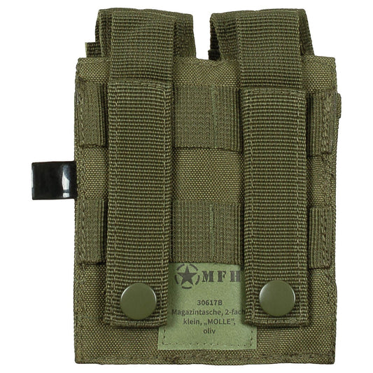 Magazintasche, 2-fach, klein,MOLLE, oliv