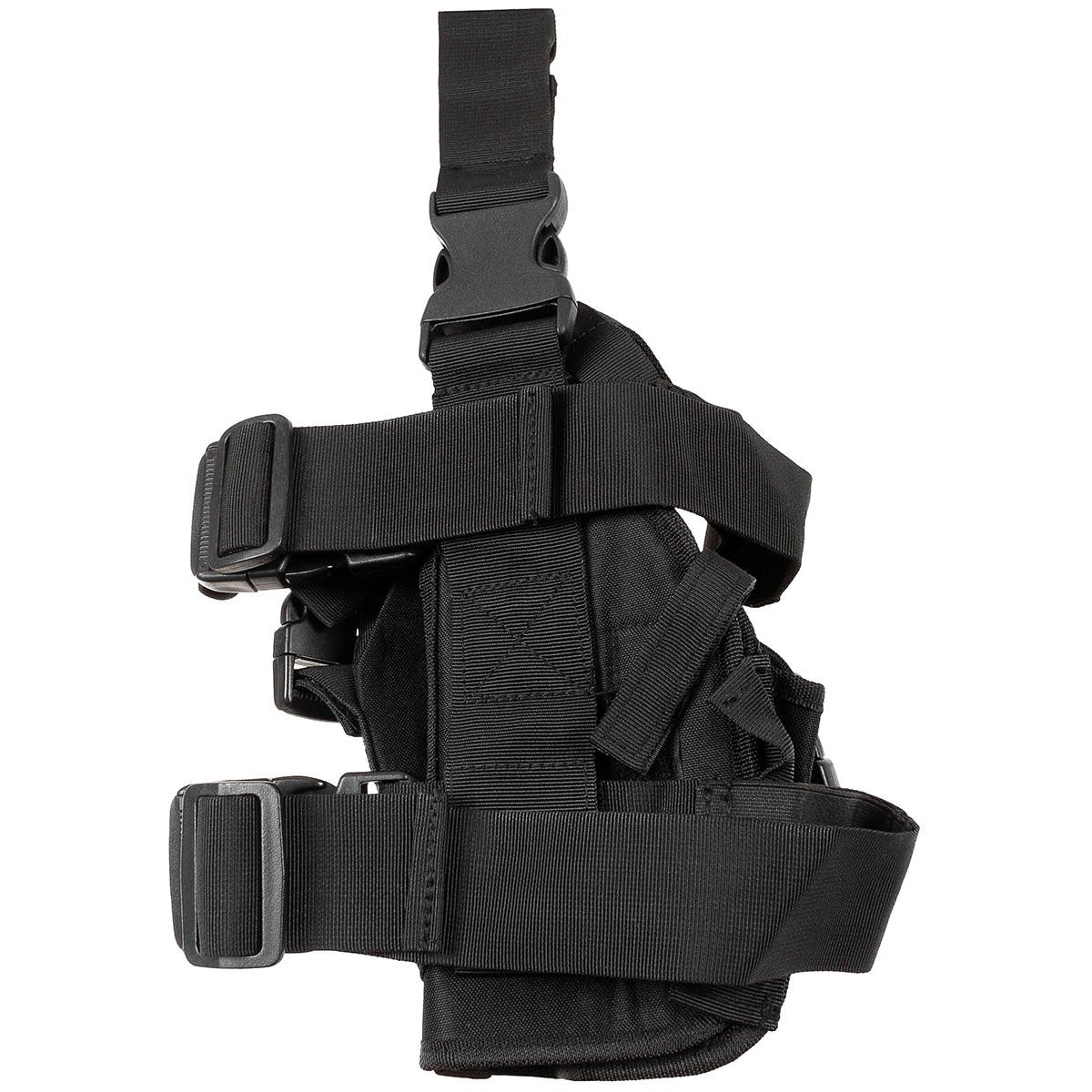 Pistolenbeinholster, schwarz,rechts