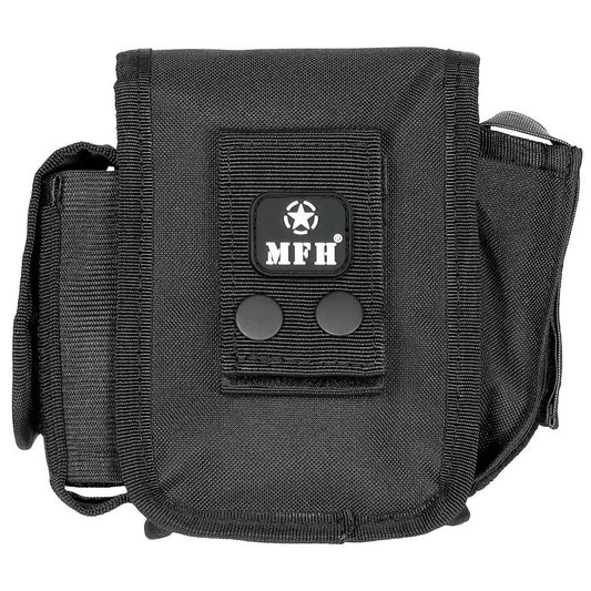 Gürteltasche mit 3 Fächern,schwarz