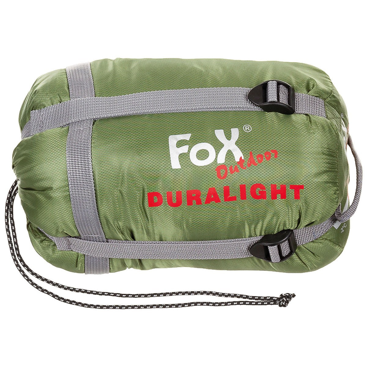 Schlafsack, "Duralight",oliv-schwarz
