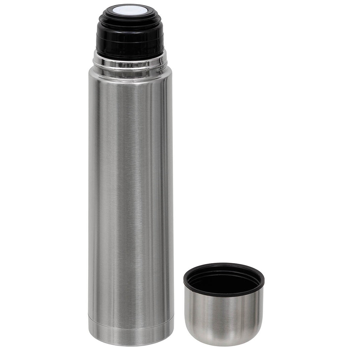 Vakuum-Thermoskanne, 1 l,Edelstahl