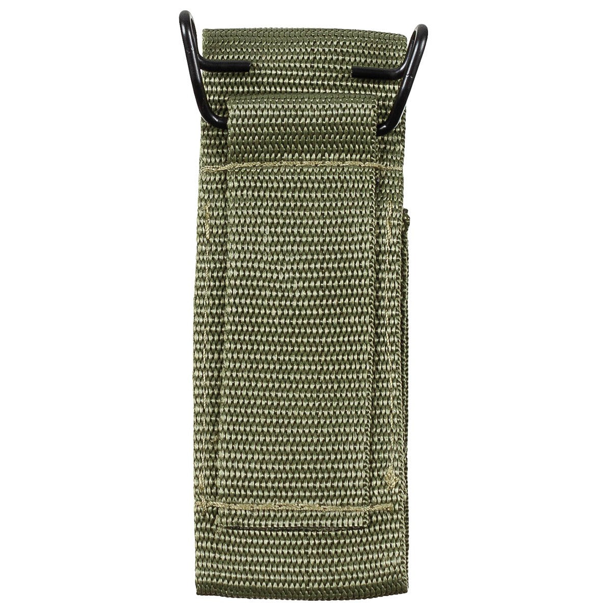 Messer-Etui, oliv,Gürtelschlaufe, Gürtelklammer