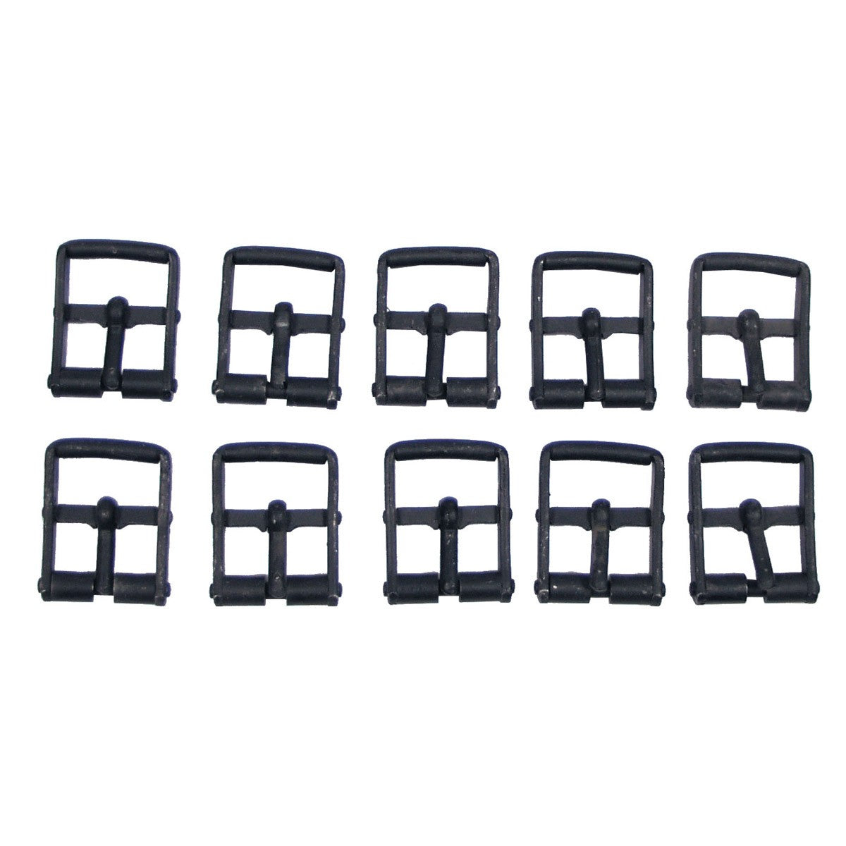 Verschluss, 1 Dorn, schwarz,3 cm, 10 St./Sack