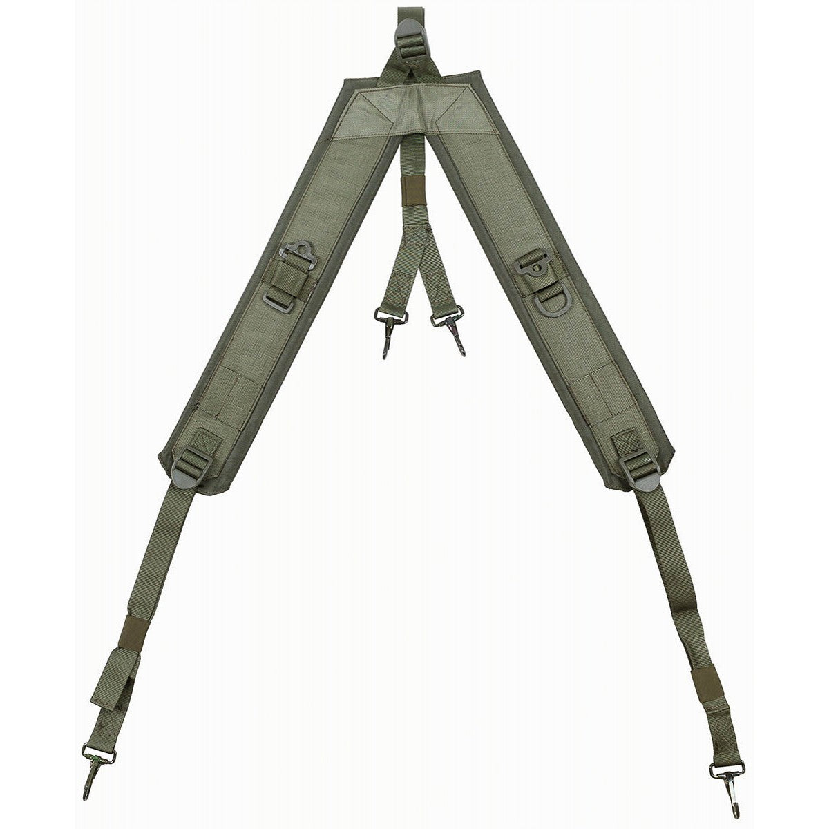 Ital. Suspender, Y Typ, oliv, neuwertig