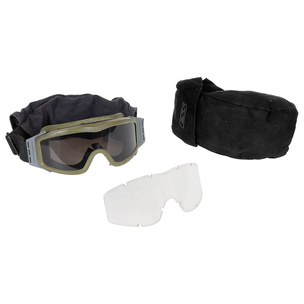Schutzbrille, ESS,Profile NVG, laubgrün, gebr.
