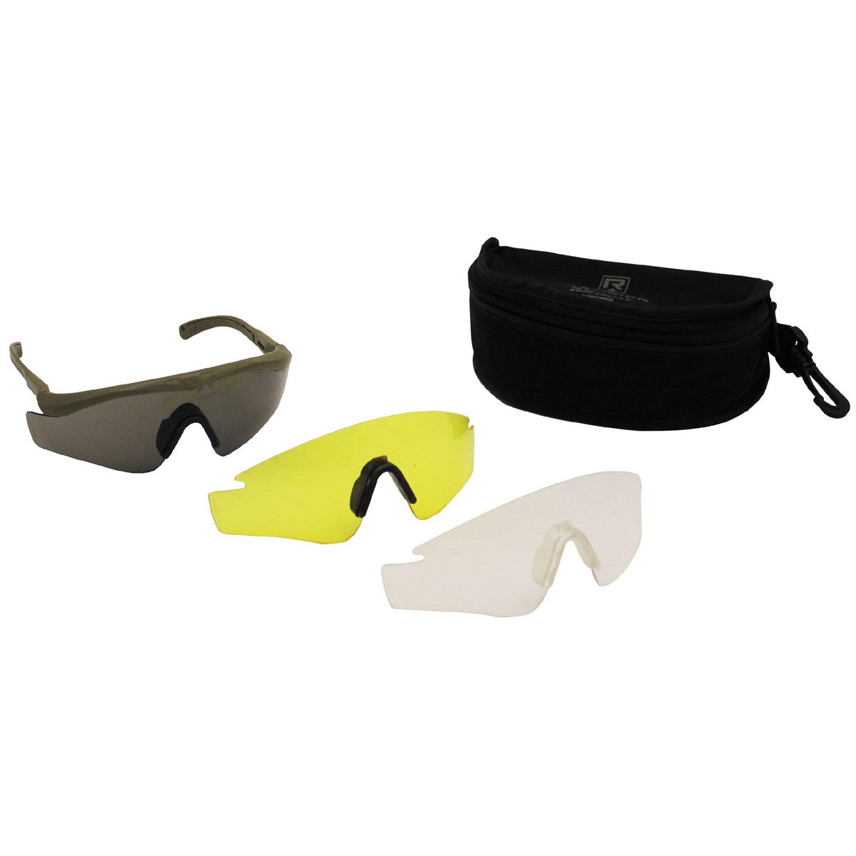 Brit. Schutzbrille, REVISION,Sawfly Z87, coyote, gebr.