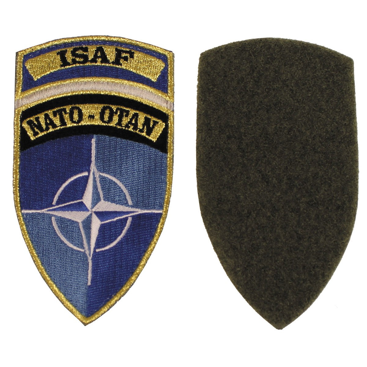 Klettabzeichen, "ISAF",NATO-OTAN, neuw.