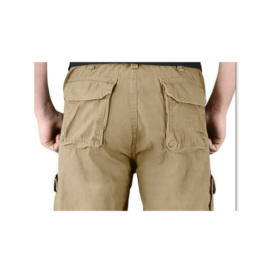 AIRBORNE VINTAGE TROUSERS STONEWASHED, khaki - RESTPOSTEN
