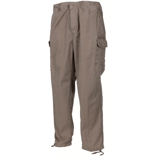 BW Moleskinhose, oliv-stonewashed