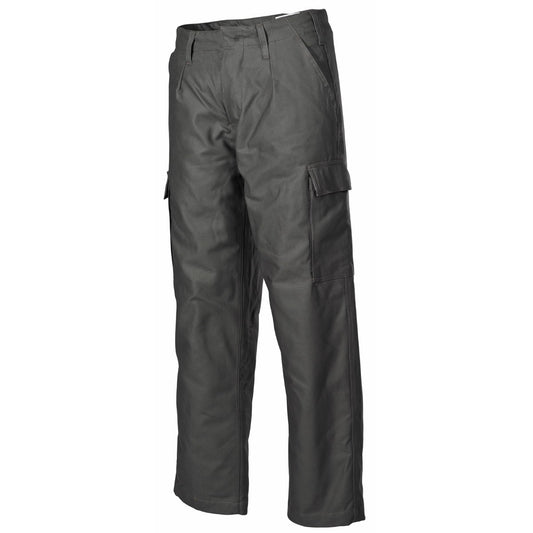 BW Moleskinhose, Thermofutter,oliv, große Größen