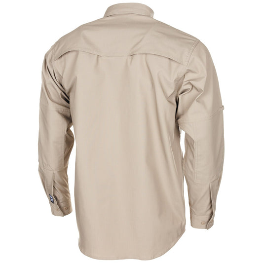 Hemd, "Attack", langarm,khaki, Teflon, Rip Stop