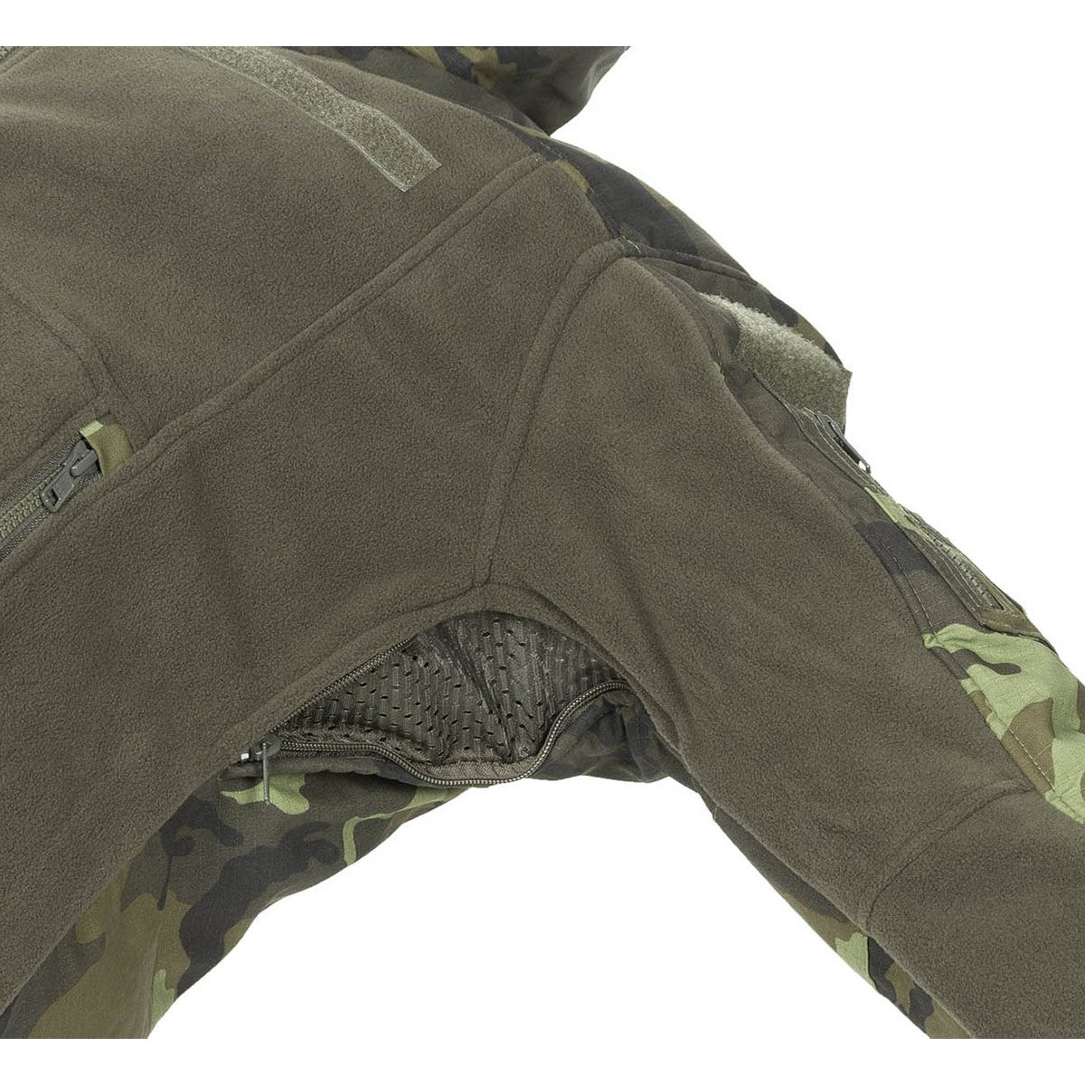 Fleece-Jacke, "Combat",M 95 CZ tarn