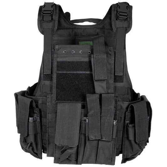 Weste, "Ranger", div. Taschen,schwarz
