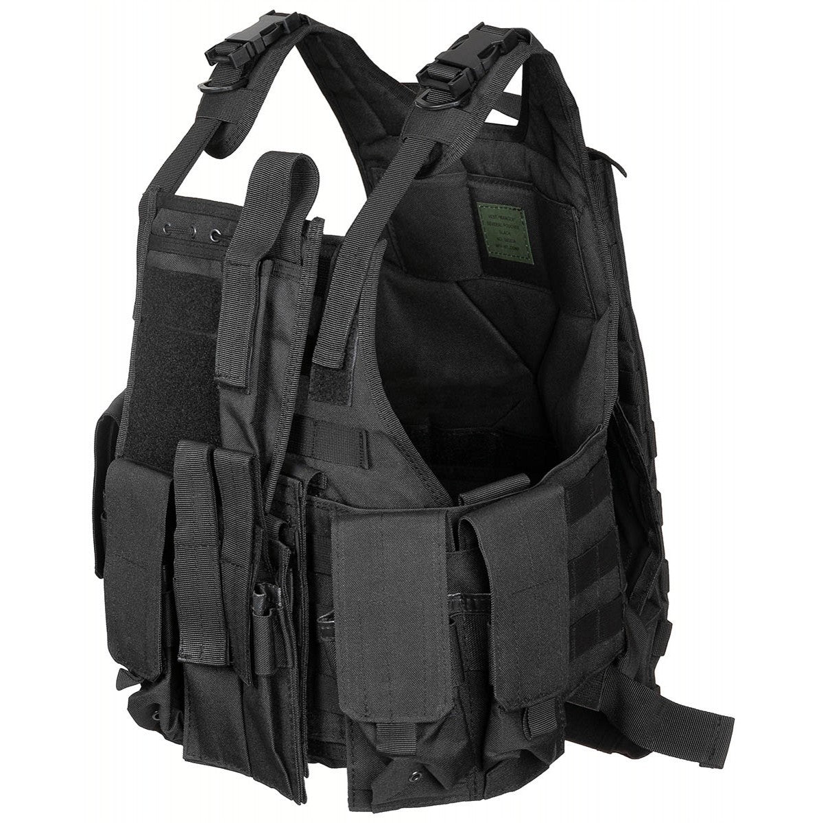Weste, "Ranger", div. Taschen,schwarz
