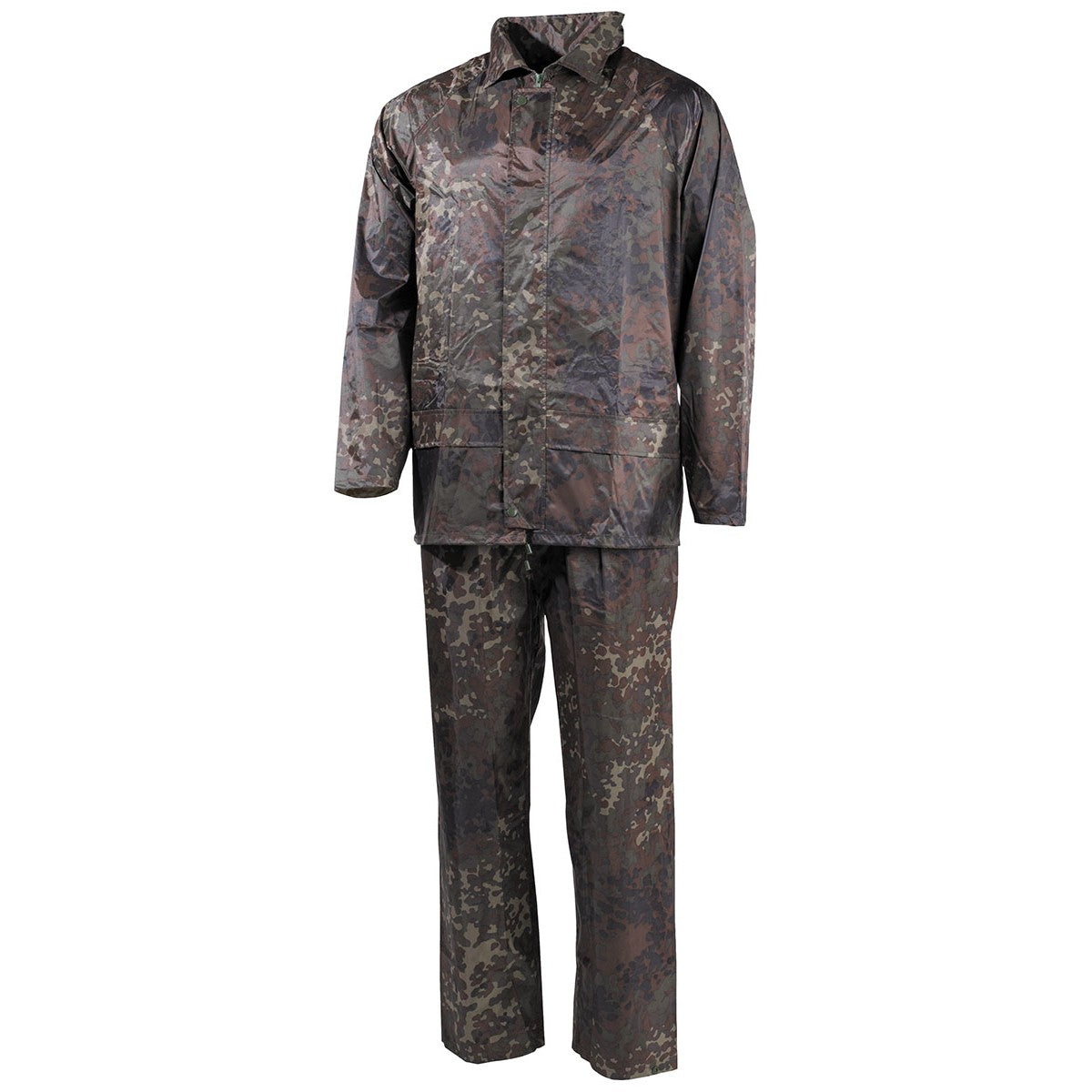 Regenanzug, 2-teilig,flecktarn