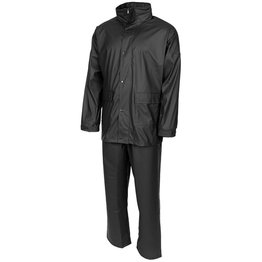 Regenanzug, "Premium",2-teilig, schwarz