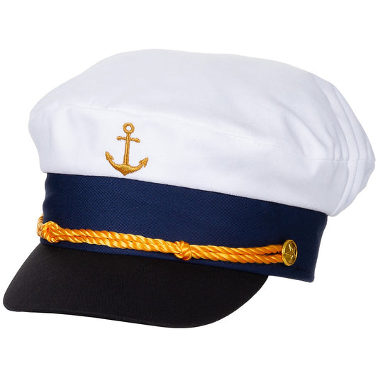 Marineschirmmütze,Anker gold bestickt