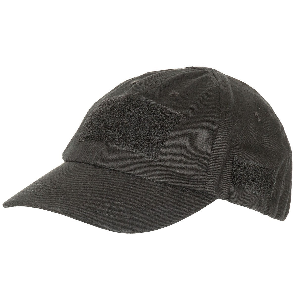 Einsatz-Cap, mit Klett,schwarz