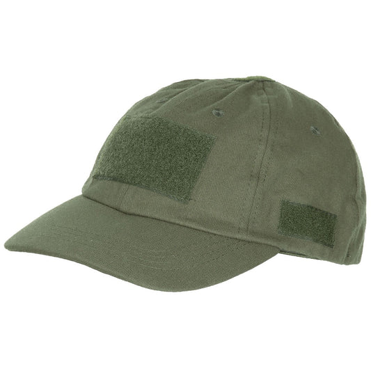 Einsatz-Cap, mit Klett,oliv