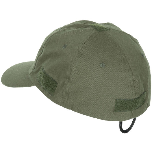 Einsatz-Cap, mit Klett,oliv