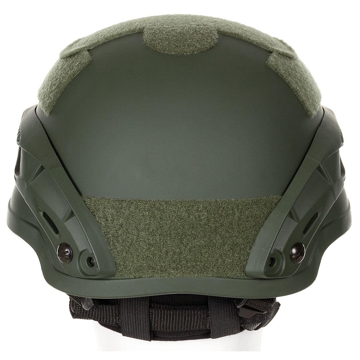 US Helm, "MICH 2002", Rails,oliv, ABS-Kunststoff