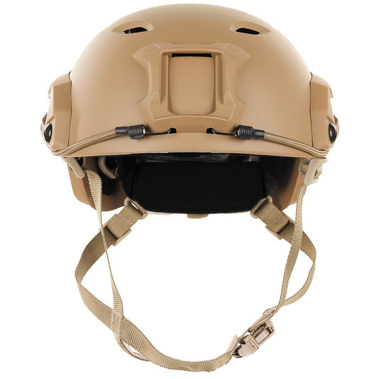 US Helm, FAST-Fallschirmjäger,coyote, Rails, ABS-Kunststoff