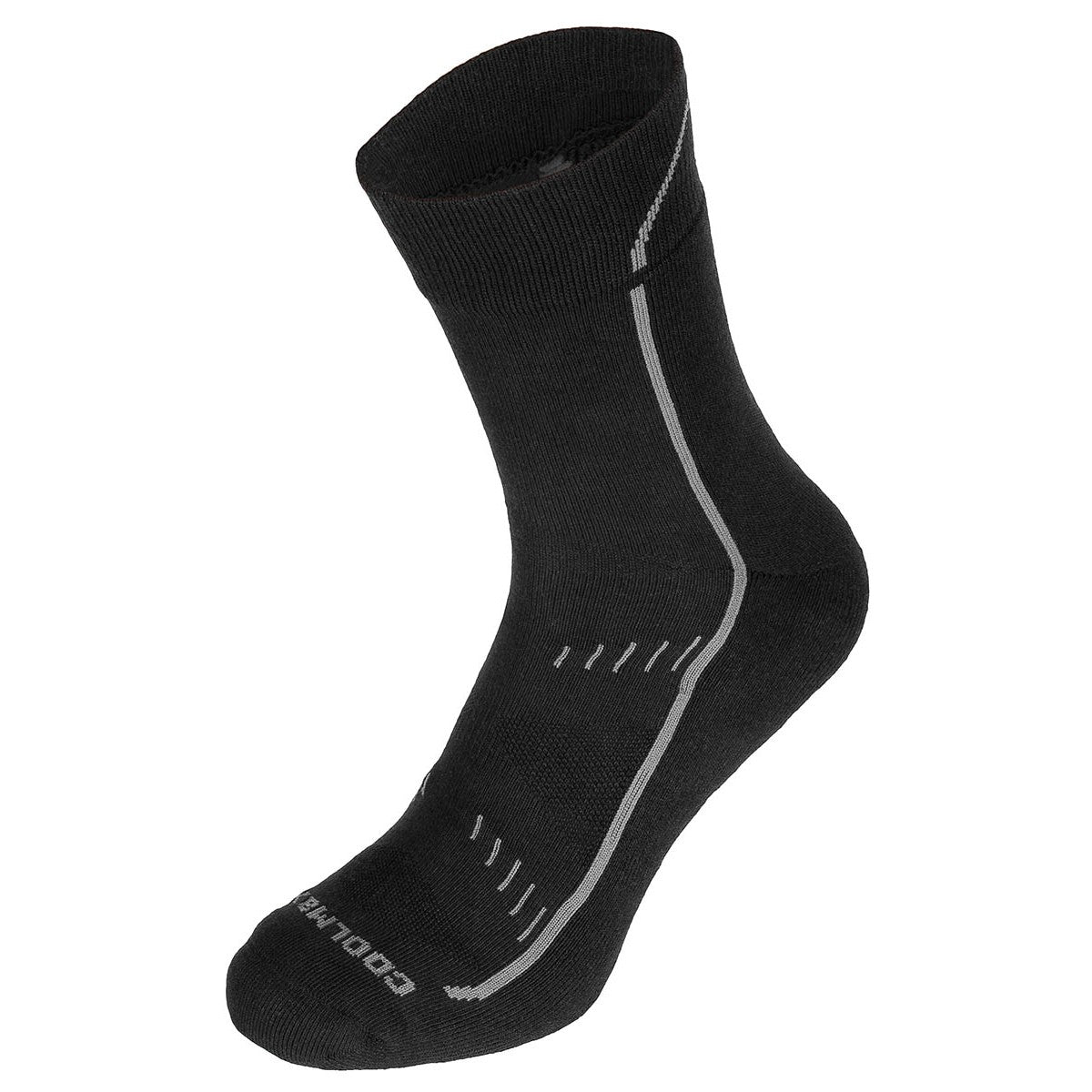 Trekkingsocken, "Arber",gepolsterte Sohle, schwarz