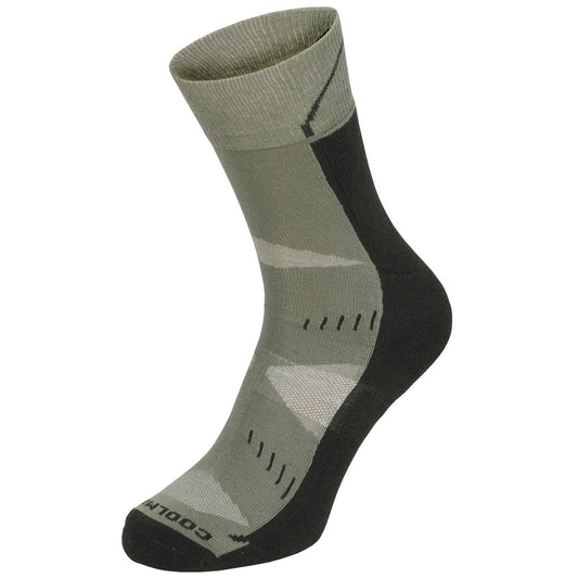 Trekkingsocken, "Arber",gepolsterte Sohle, oliv