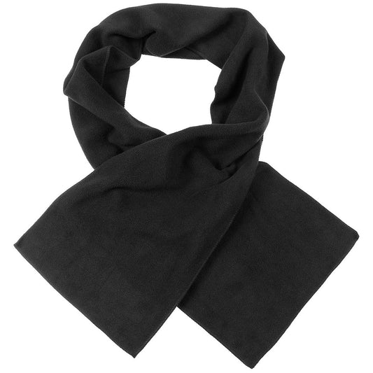 Fleece-Schal, schwarz,ca. 160 x 25 cm