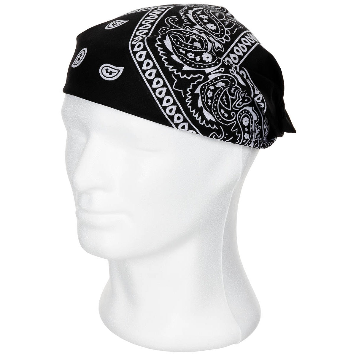 Bandana, schwarz-weiß,ca. 55 x 55 cm, Baumwolle