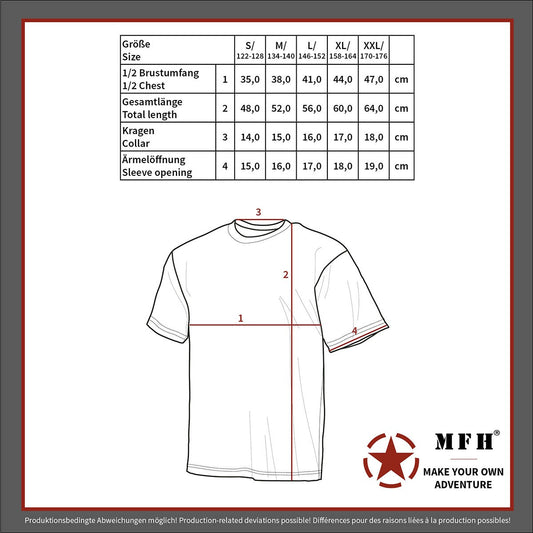 Kinder T-Shirt, "Basic",operation-camo, 140-145 g/m²