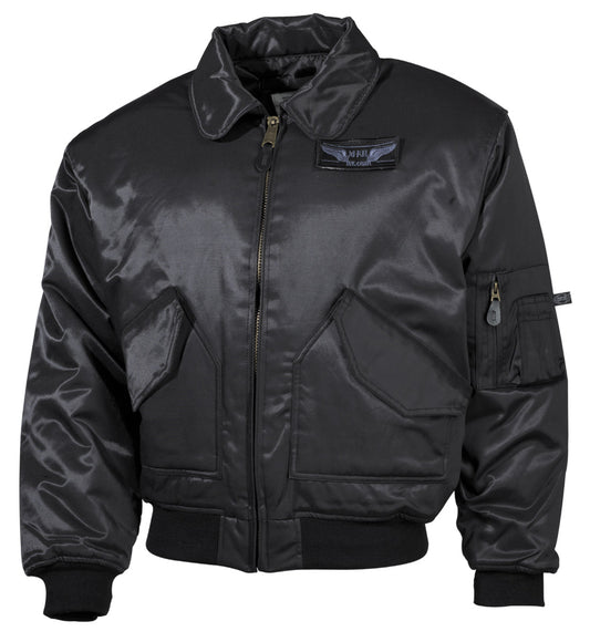 US CWU Pilotenjacke, schwarz,schwere Ausführung