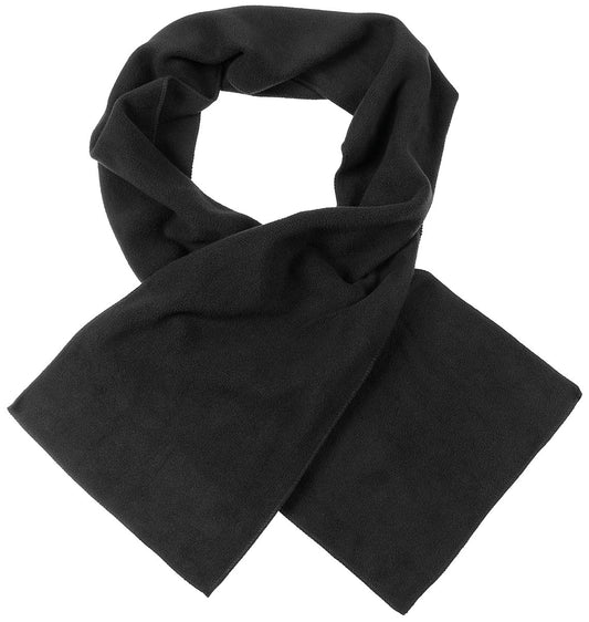 Fleece-Schal, schwarz,ca. 160 x 25 cm