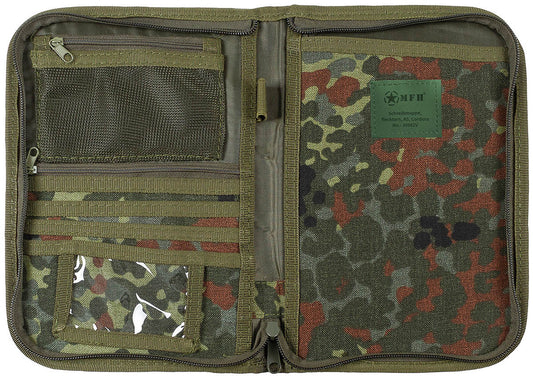 Schreibmappe, flecktarn, A5,Cordura